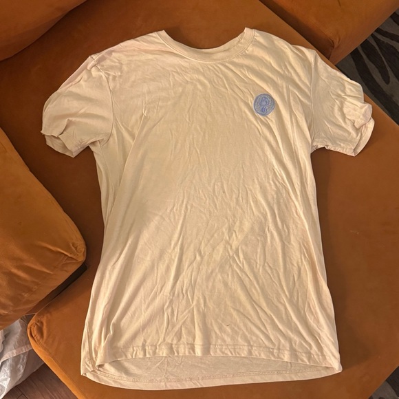 Pacsun PacCares Mushroom embroidered T shirt in tan size medium - Picture 4 of 7